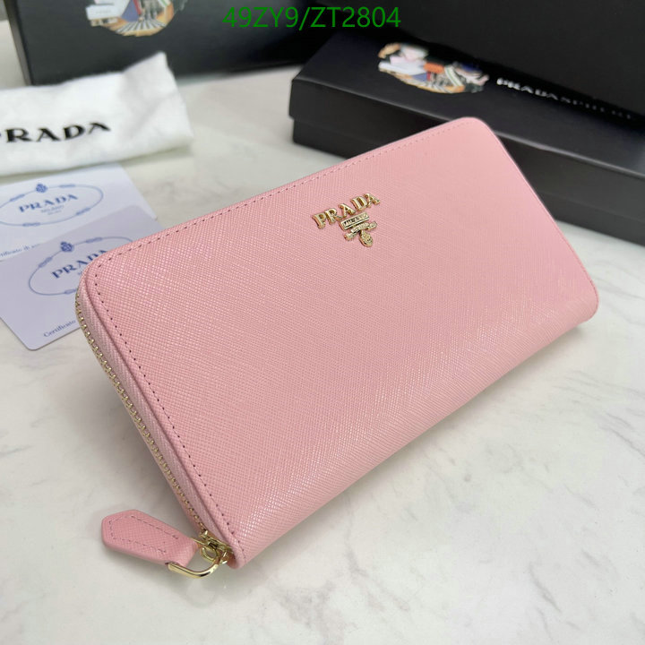 Prada Bag-(4A)-Wallet- Code: ZT2804 $: 49USD