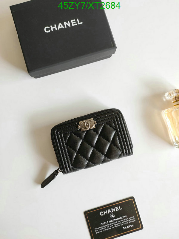 Chanel Bag-(4A)-Wallet- Code: XT2684 $: 45USD