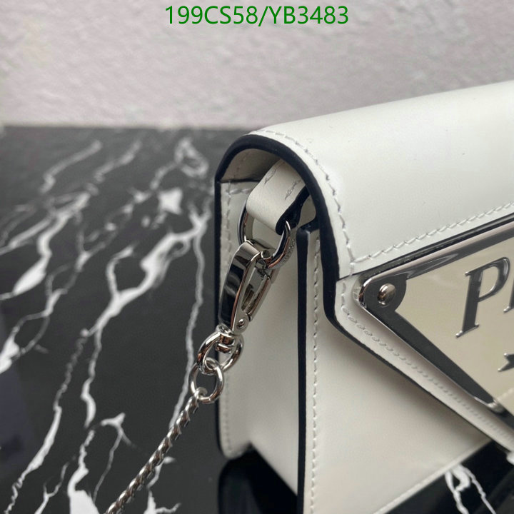 Prada Bag-(Mirror)-Diagonal- Code: YB3483 $: 199USD
