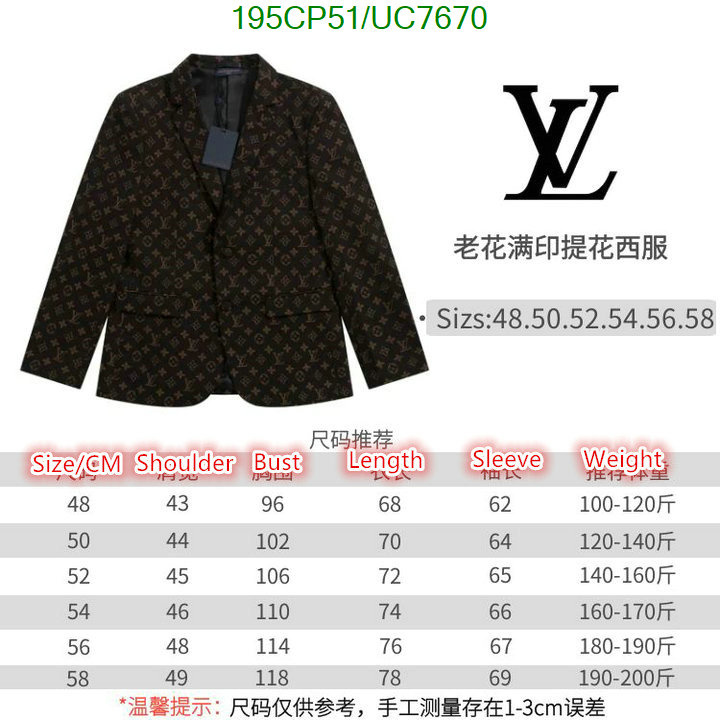 Clothing-LV Code: UC7670