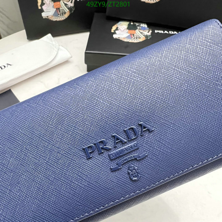 Prada Bag-(4A)-Wallet- Code: ZT2801 $: 49USD