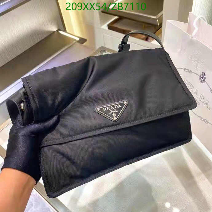 Prada Bag-(Mirror)-Handbag- Code: ZB7110 $: 209USD