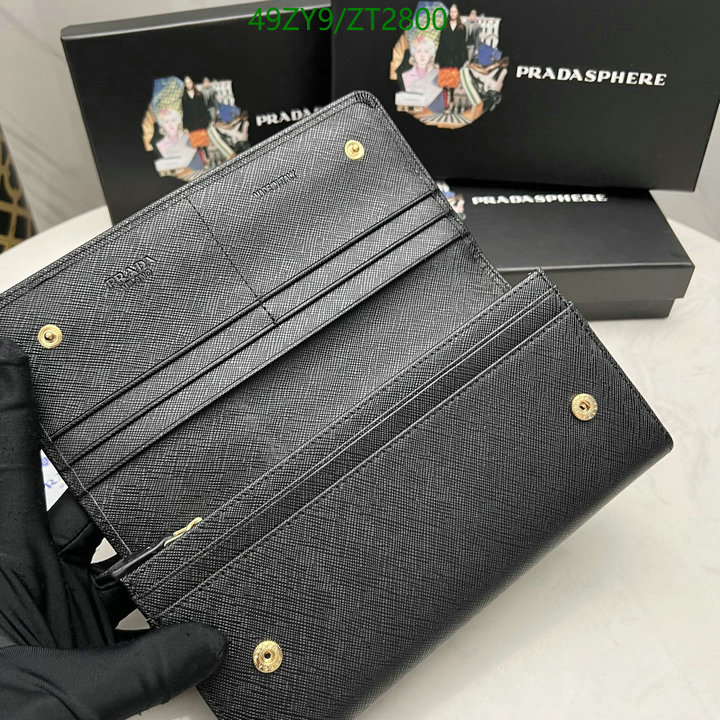 Prada Bag-(4A)-Wallet- Code: ZT2800 $: 49USD