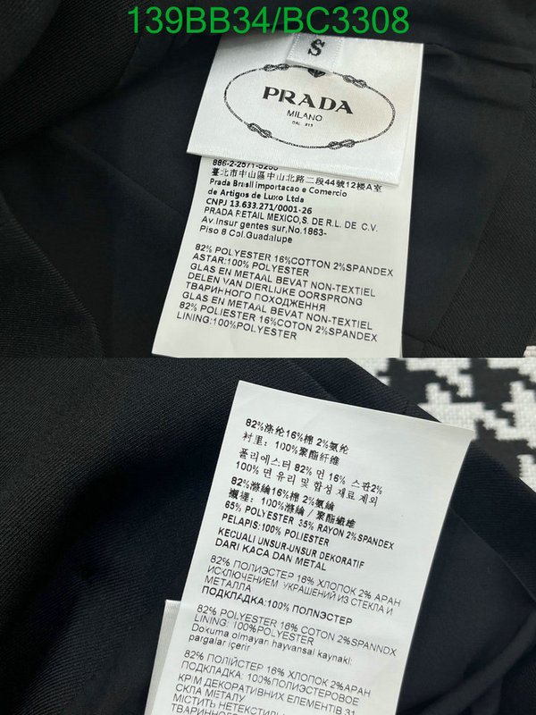 Clothing-Prada Code: BC3308 $: 139USD