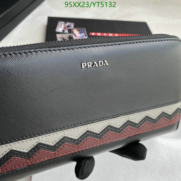 Prada Bag-(Mirror)-Wallet- Code: YT5132 $: 95USD