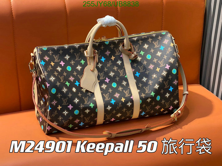 LV Bag-(Mirror)-Keepall BandouliRe 45-50- Code: UB8838 $: 255USD