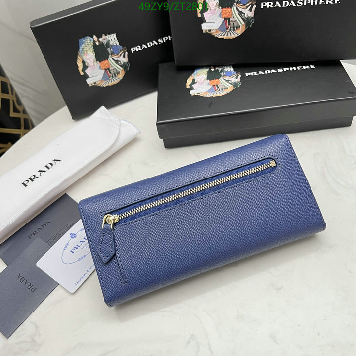 Prada Bag-(4A)-Wallet- Code: ZT2801 $: 49USD