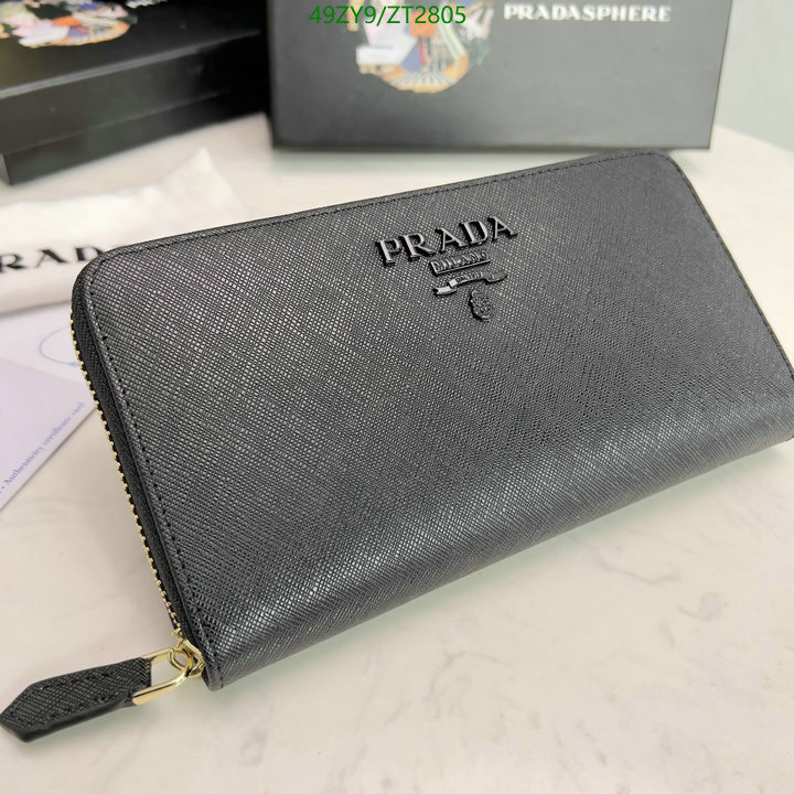 Prada Bag-(4A)-Wallet- Code: ZT2805 $: 49USD