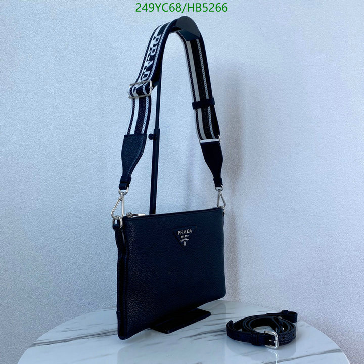 Prada Bag-(Mirror)-Handbag- Code: HB5266 $: 249USD
