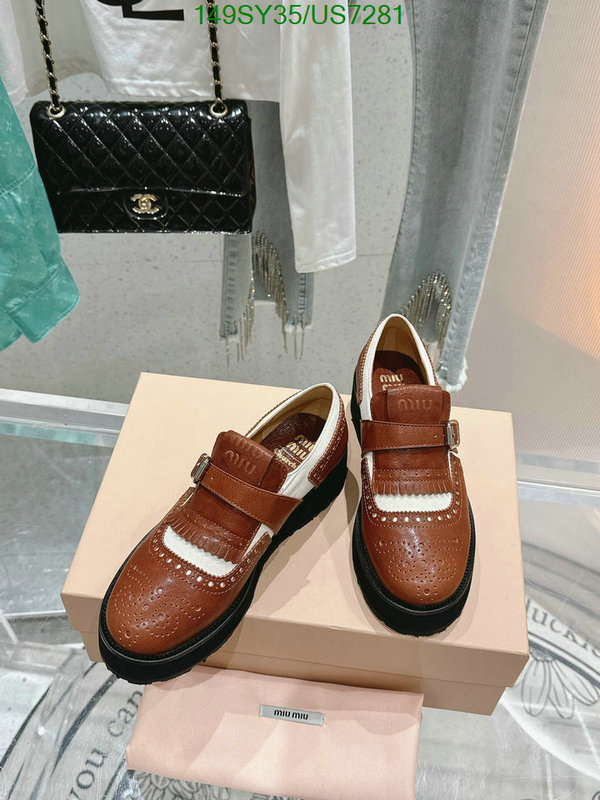 Women Shoes-Miu Miu Code: US7281 $: 149USD