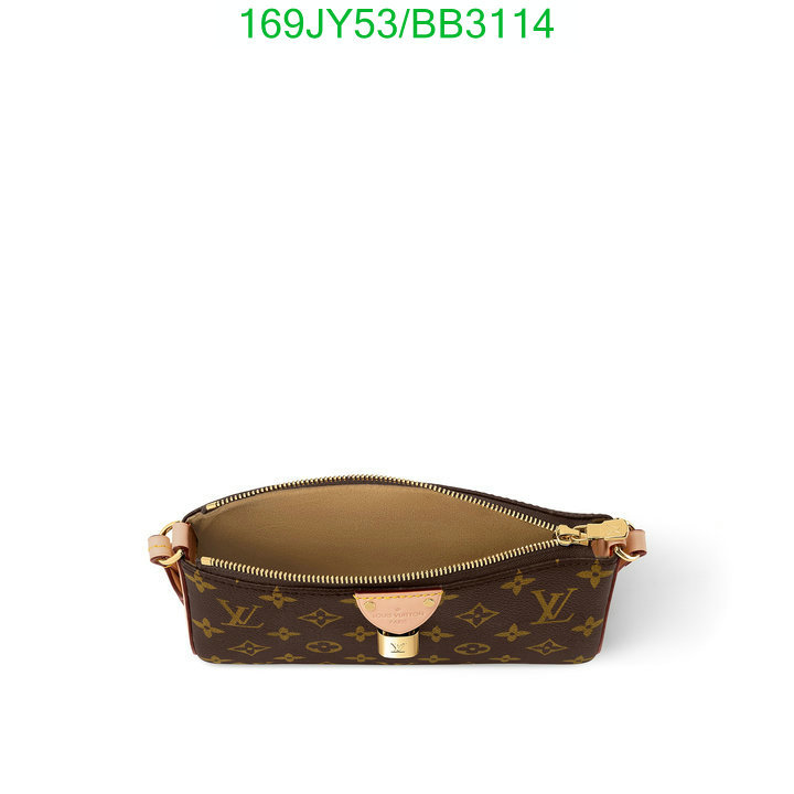 LV Bag-(Mirror)-Handbag- Code: BB3114 $: 169USD