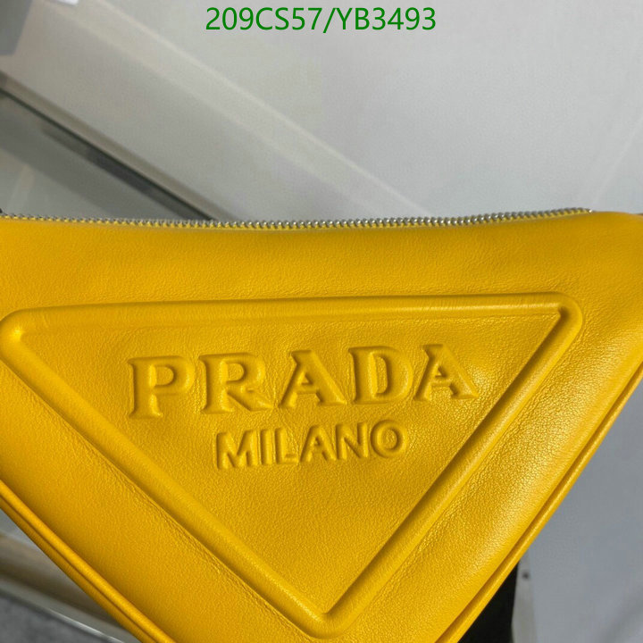 Prada Bag-(Mirror)-Triangle- Code: YB3493 $: 209USD