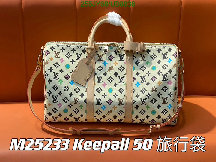 LV Bag-(Mirror)-Keepall BandouliRe 45-50- Code: UB8838 $: 255USD