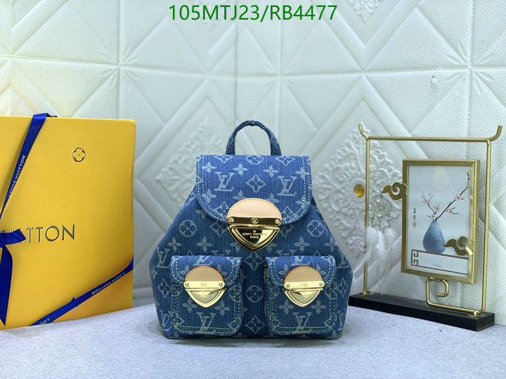LV Bag-(4A)-Backpack- Code: RB4477 $: 105USD