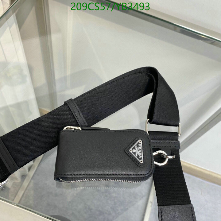 Prada Bag-(Mirror)-Triangle- Code: YB3493 $: 209USD
