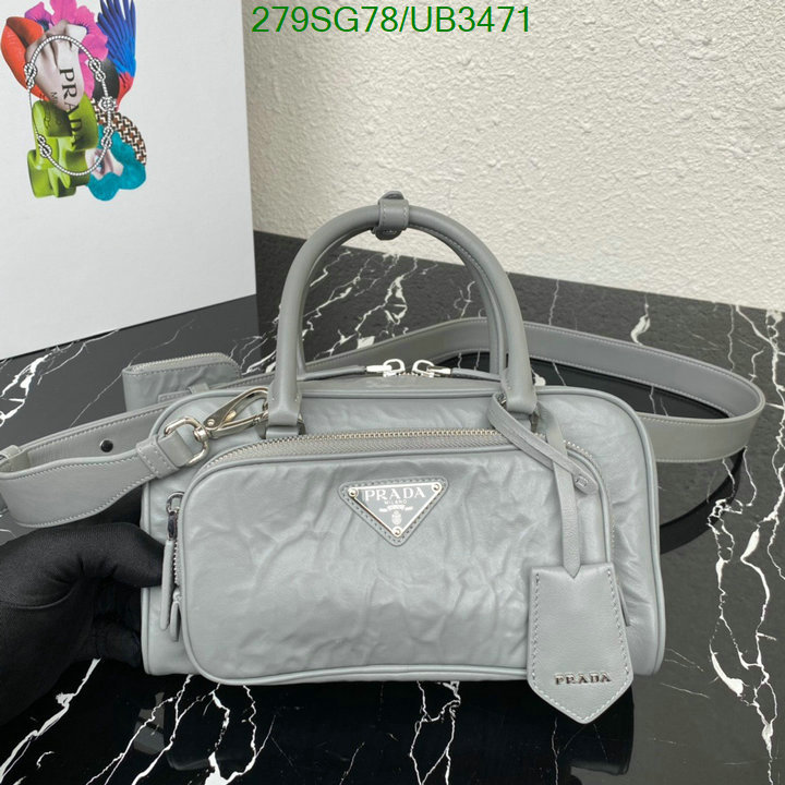 Prada Bag-(Mirror)-Handbag- Code: UB3471 $: 279USD