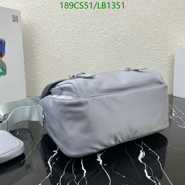 Prada Bag-(Mirror)-Diagonal- Code: LB1351 $: 189USD