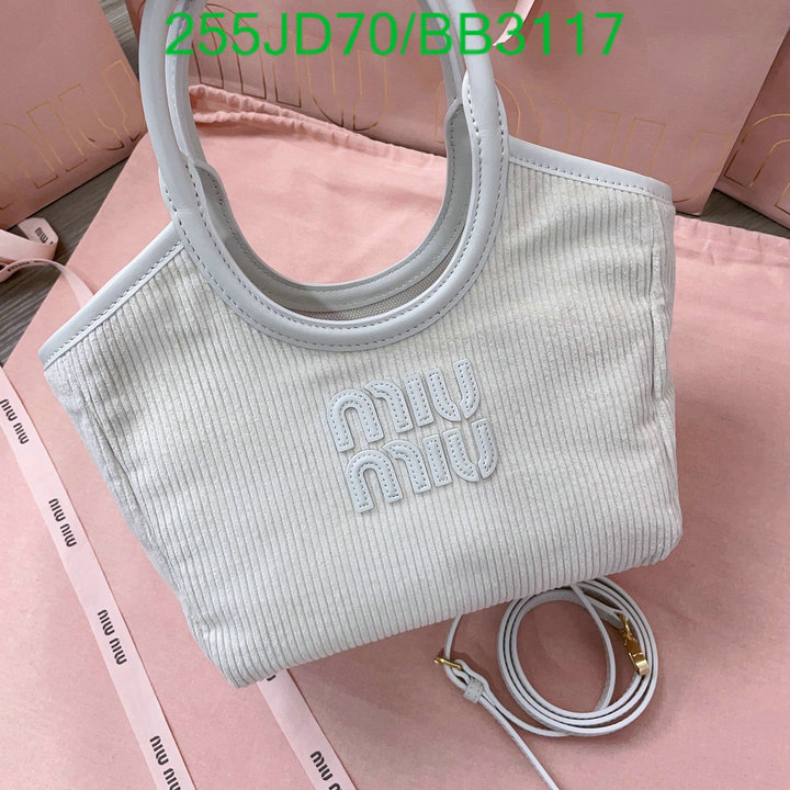 Miu Miu Bag-(Mirror)-Handbag- Code: BB4117 $: 255USD