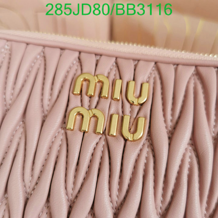 Miu Miu Bag-(Mirror)-Diagonal- Code: BB3116 $: 285USD