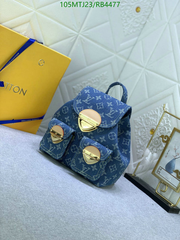 LV Bag-(4A)-Backpack- Code: RB4477 $: 105USD