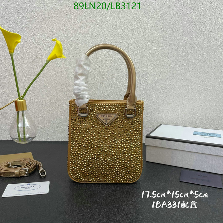 Prada Bag-(4A)-Diagonal- Code: LB3121 $: 89USD