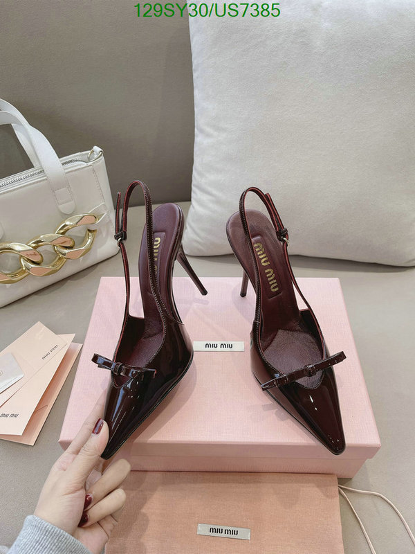 Women Shoes-Miu Miu Code: US7385 $: 129USD