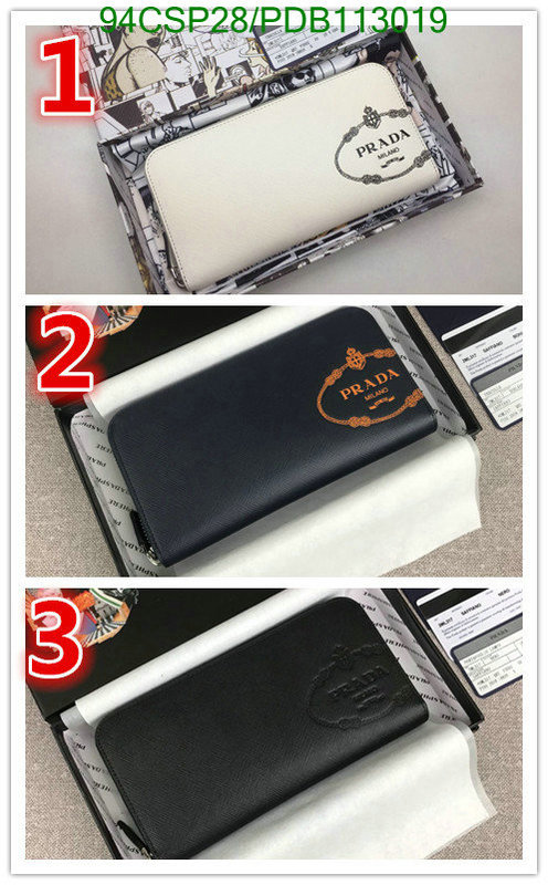 Prada Bag-(Mirror)-Wallet- Code: PDB113019 $: 94USD