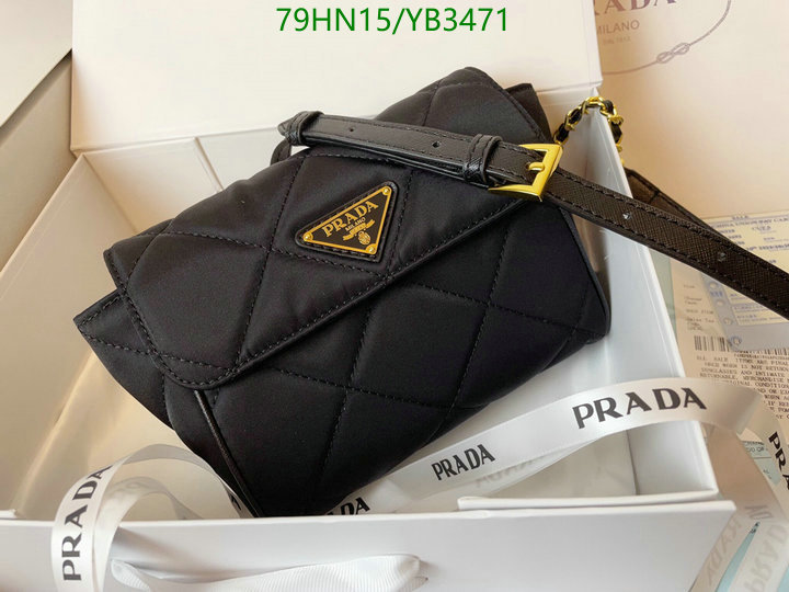 Prada Bag-(4A)-Diagonal- Code: YB3471 $: 79USD