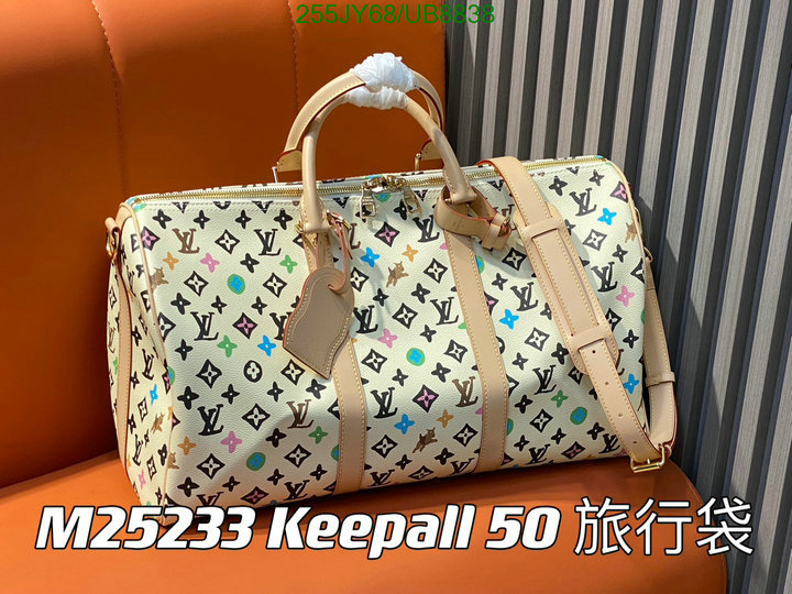 LV Bag-(Mirror)-Keepall BandouliRe 45-50- Code: UB8838 $: 255USD