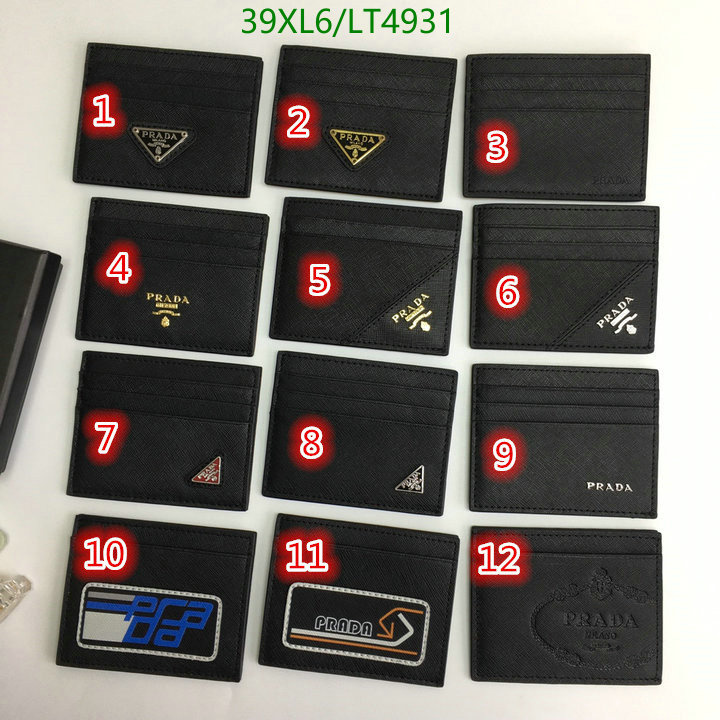 Prada Bag-(4A)-Wallet- Code: LT4931 $: 39USD