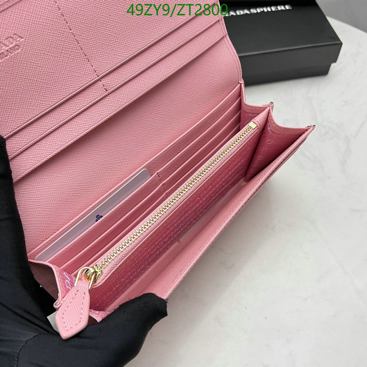 Prada Bag-(4A)-Wallet- Code: ZT2800 $: 49USD