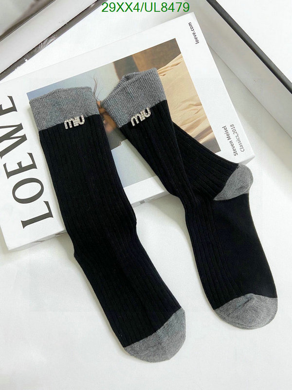 Sock-Miu Miu Code: UL8479 $: 29USD