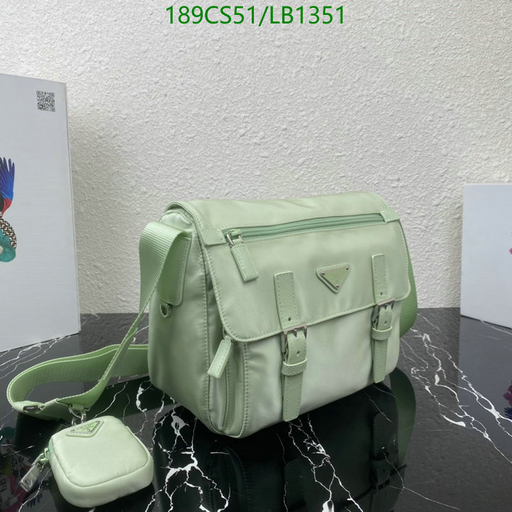 Prada Bag-(Mirror)-Diagonal- Code: LB1351 $: 189USD