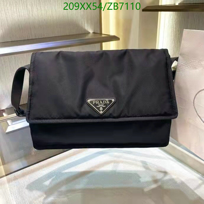 Prada Bag-(Mirror)-Handbag- Code: ZB7110 $: 209USD