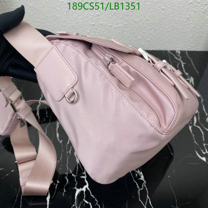 Prada Bag-(Mirror)-Diagonal- Code: LB1351 $: 189USD