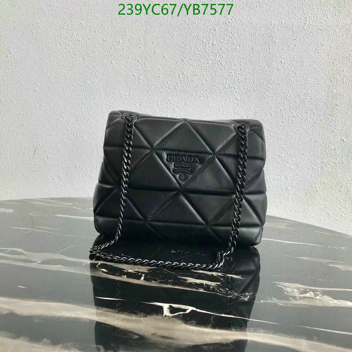 Prada Bag-(Mirror)-Diagonal- Code: YB7577 $: 239USD