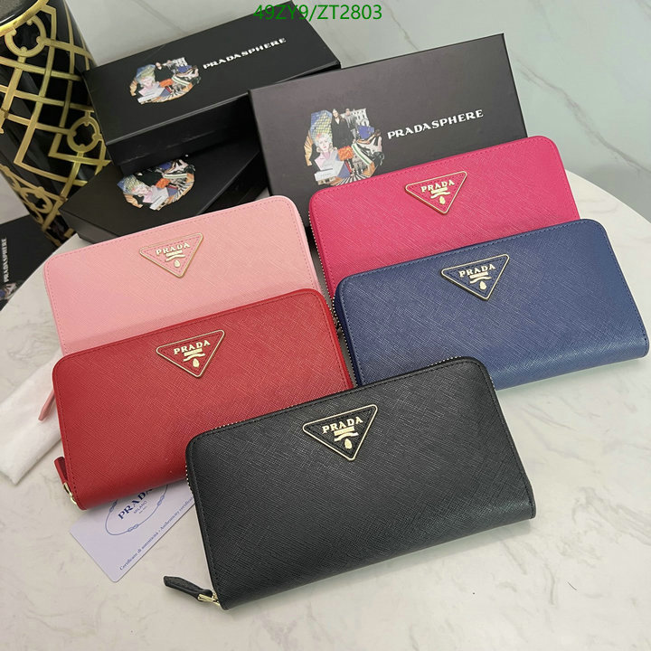 Prada Bag-(4A)-Wallet- Code: ZT2803 $: 49USD