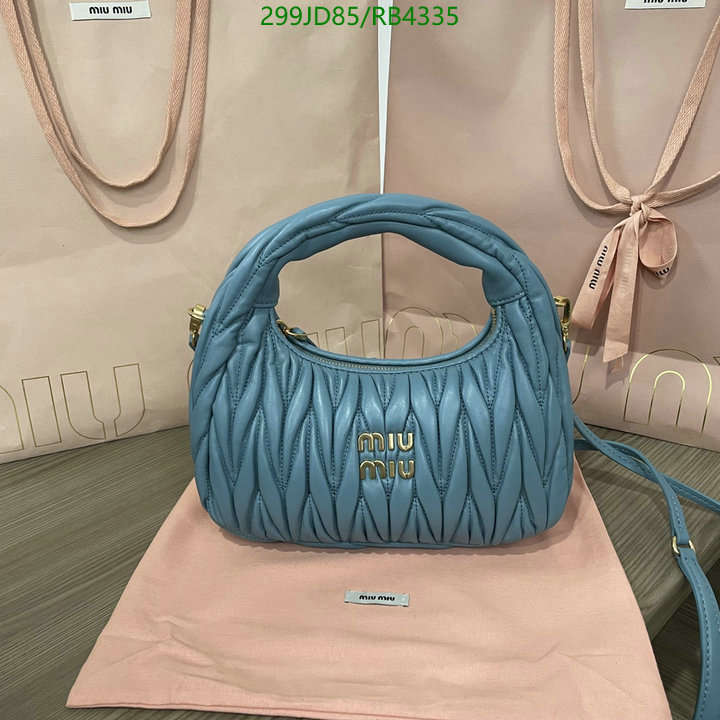 Miu Miu Bag-(Mirror)-Handbag- Code: RB4335 $: 299USD