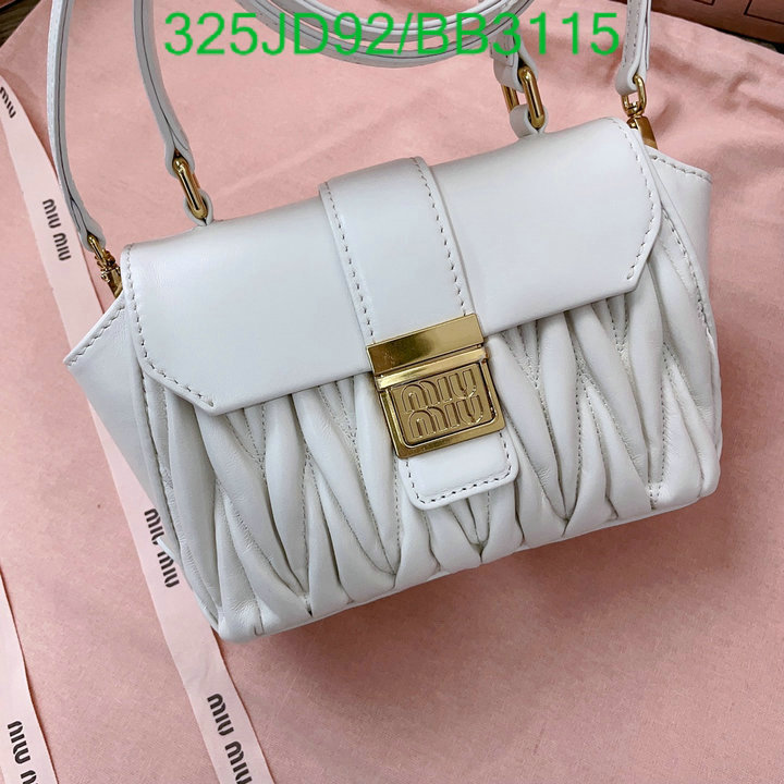 Miu Miu Bag-(Mirror)-Diagonal- Code: BB3115 $: 325USD