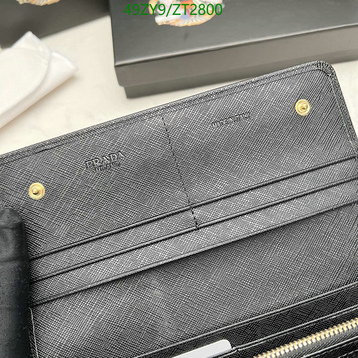 Prada Bag-(4A)-Wallet- Code: ZT2800 $: 49USD