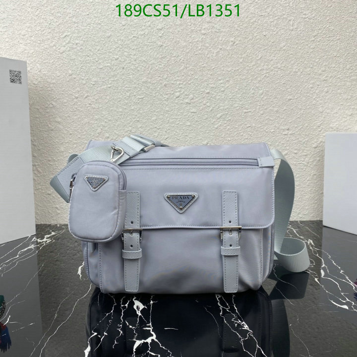 Prada Bag-(Mirror)-Diagonal- Code: LB1351 $: 189USD