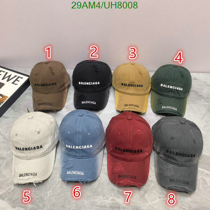Cap-(Hat)-Balenciaga Code: UH8008 $: 29USD