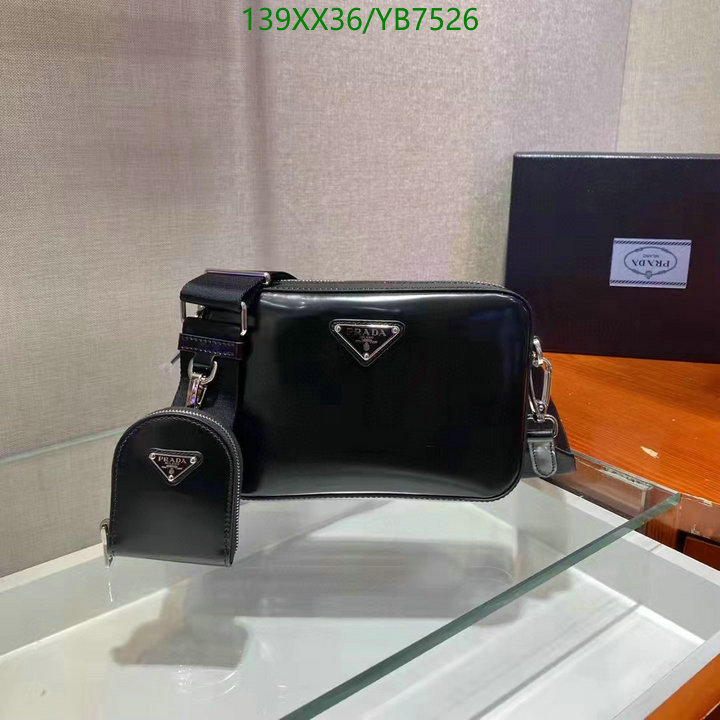 Prada Bag-(Mirror)-Diagonal- Code: YB7526 $: 139USD
