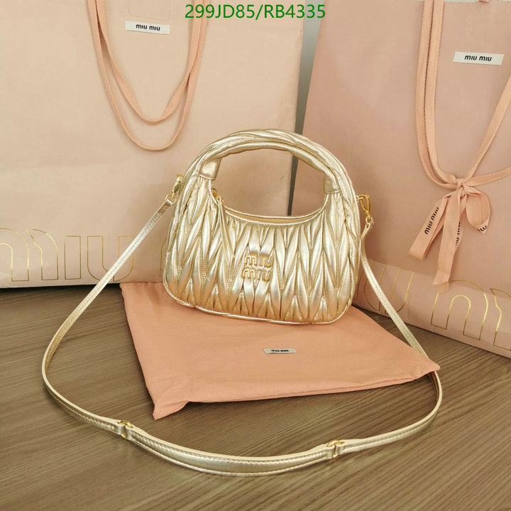 Miu Miu Bag-(Mirror)-Handbag- Code: RB4335 $: 299USD