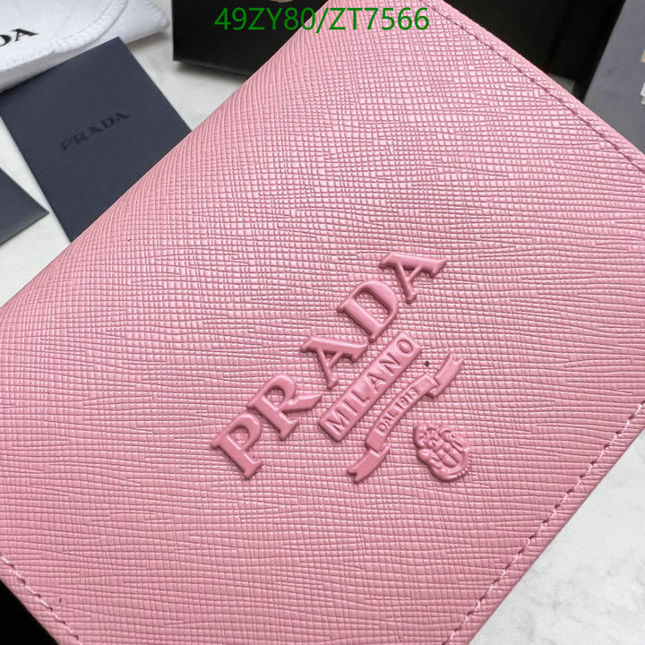 Prada Bag-(4A)-Wallet- Code: ZT7566 $: 49USD