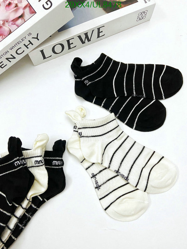 Sock-Miu Miu Code: UL8478 $: 29USD