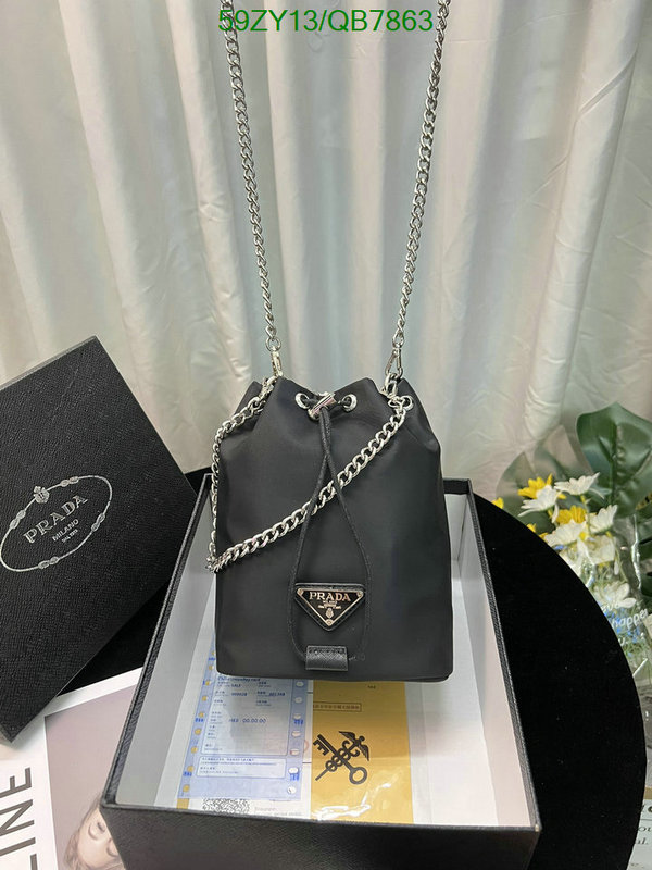 Prada Bag-(4A)-Bucket Bag- Code: QB7863 $: 59USD