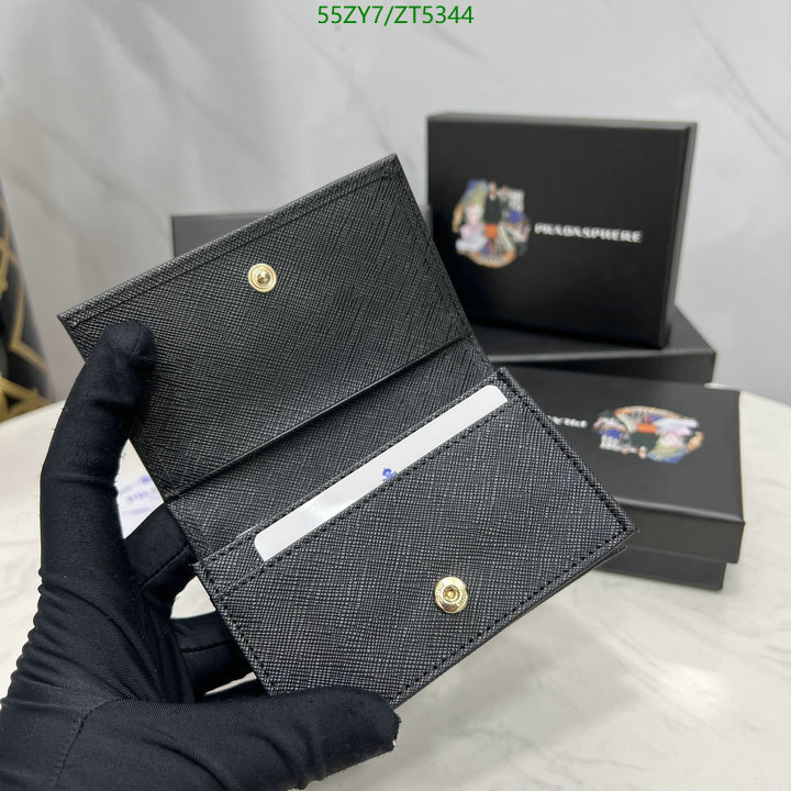 Prada Bag-(4A)-Wallet- Code: ZT5344 $: 55USD