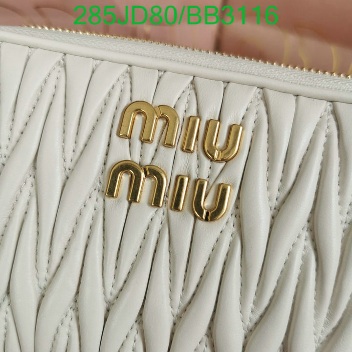 Miu Miu Bag-(Mirror)-Diagonal- Code: BB3116 $: 285USD