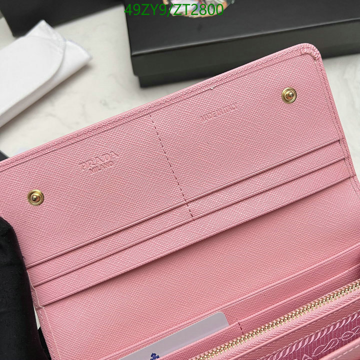 Prada Bag-(4A)-Wallet- Code: ZT2800 $: 49USD